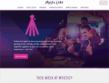 Tablet Screenshot of mysticlake.com